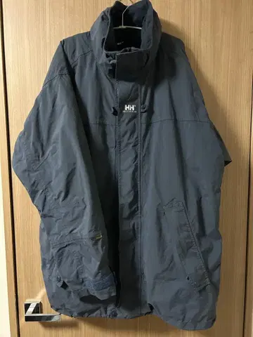 00s HELLY HANSEN 나일론 자켓 XL 자수 로고 후디