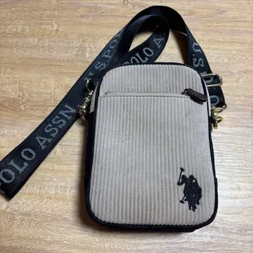 POLO ASSN. 코듀로이 숄더백