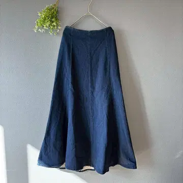 주티 데 슈슈트 (L) 인기 따뜻한 데님 롱 머메이드 스커트