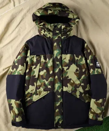 레어 택 포함 캠핑세븐 SYMPATEX 콤비 다운 브라운 릴랙스핏