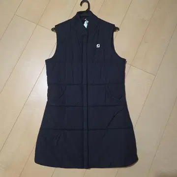 FJ 롱 다운 여성용 골프 베스트 네이비