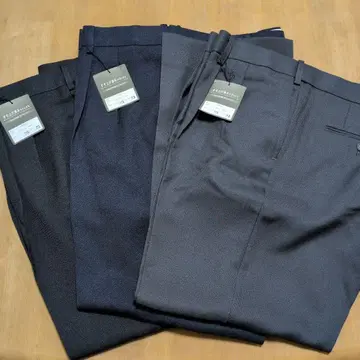 폴리에스테르 슬랙스 3종 세트 허리 115cm 인심 73