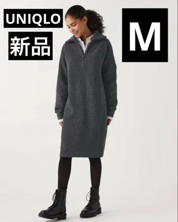 UNIQLO 미사용 새상품 수플레얀 원피스 그레이 M