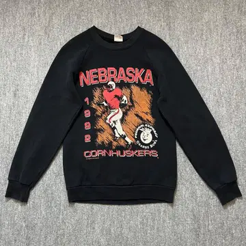 90s FRUIT OF THE LOOM Nebraska 칼리지 맨투맨