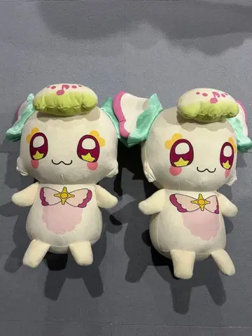 커다란 프리룬 프리큐어 봉제 인형 2개 세트