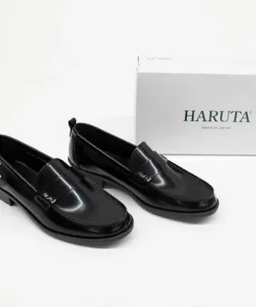 HARUTAxYONFA 블랙 로퍼 일본제(24cm)