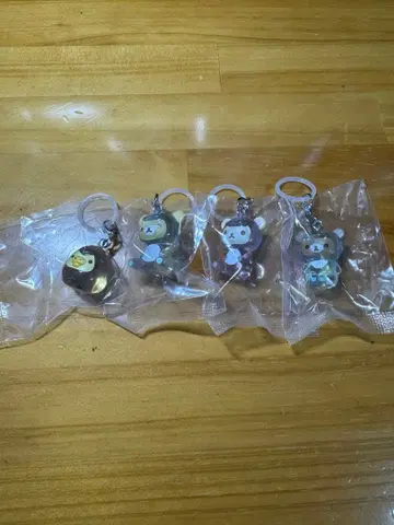 리락쿠마 공룡 인형옷 피규어 전 4종 세트