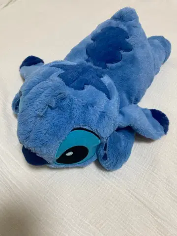 디즈니 스티치 뺨 짚은 초 BIG 봉제 인형