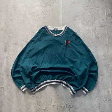 90s VCC USA제 구제 의류 나일론 풀오버 자수 로고 XL 사이즈