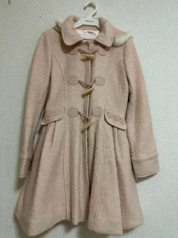 리즈리사 더플 코트 핑크