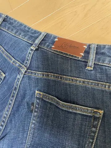 시데니메 (아가) 스트레이트 데님 다크 블루