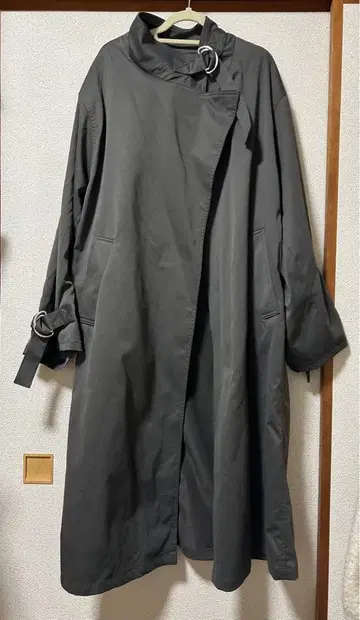 아메리칸 홀릭 트렌치코트 차콜 그레이 L