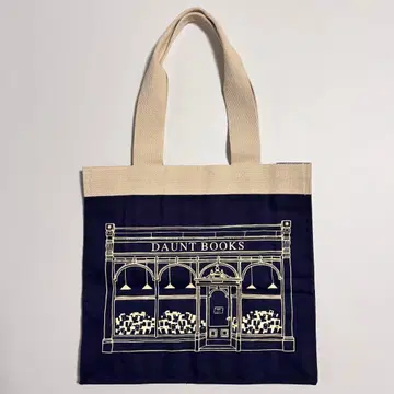 [ 새상품 미사용 ] Daunt Books 토트백(대) 네이비