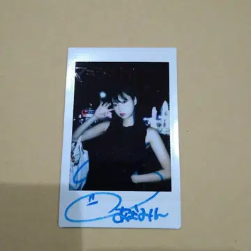 아오야마 히카루 사인 포함 폴라로이드