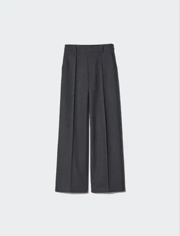 브러쉬드 저지 와이드 팬츠