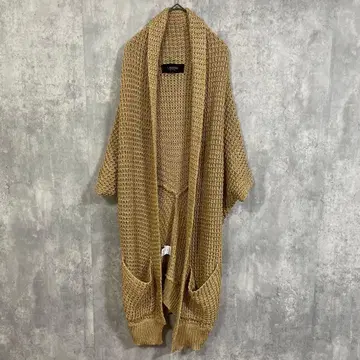 L'ALLURE Deuxieme Classe 반팔 라메 가디건