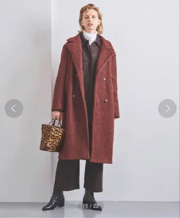 UNITED ARROWS 루프 롱 코트 36