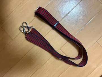 패밀리아 스마트폰 숄더 빨간색 체크