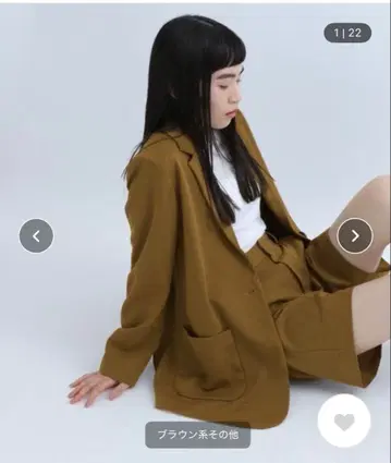 (el) 스트레이트 세트업 테일러드 재킷 지나시스