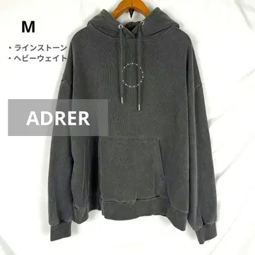 ADRER 큐빅 레트로 헤비웨이트 후드티 M 차콜
