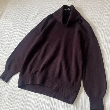 스픽 앤 스팬 캐시미어 혼방 터틀넥 니트 풀오버