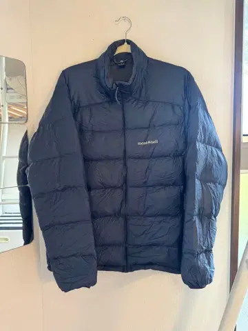 몽벨 네이비 다운 자켓