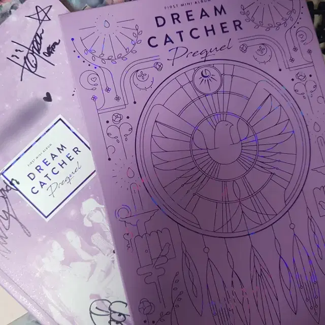 드림캐쳐 첫 미니앨범 친필싸인 (전멤버)