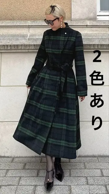 Jenne 프렌치 시크 울 코트