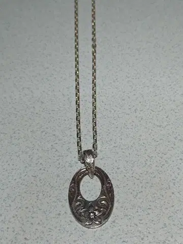 하와이안 주얼리 목걸이 다이아몬드 포함