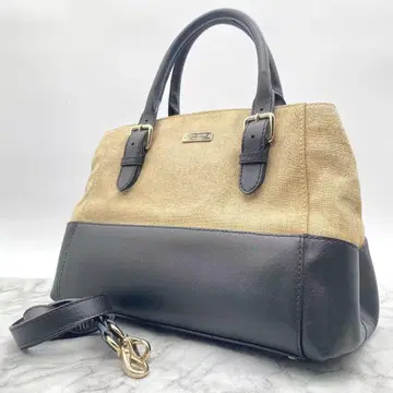 케이트 스페이드 토트백 2WAY 숄더 사선 바이컬러