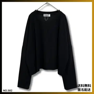 [ 미사용 새상품 ] 트레이닝복 코듀로이 긴팔 탑 루즈핏 블랙 여성용