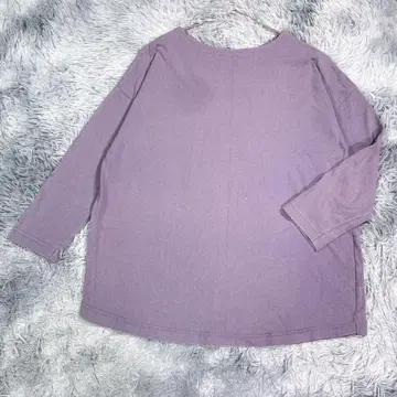 FieldCore [ LL ] 7부 소매 T셔츠 퍼플 빅 사이즈 봄/여름