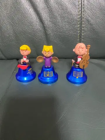 레트로 스누피 핸드벨 피규어 모음