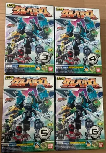 미니프라 케르베리오스 우주전대 큐렌쟈 4체 세트