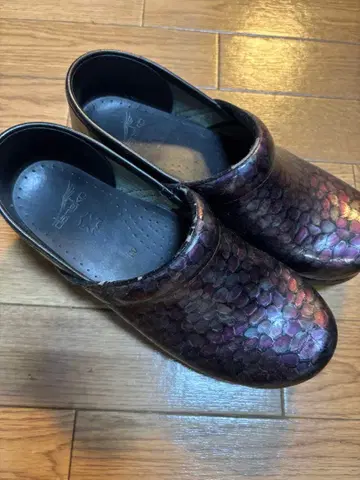 dansko 퍼플 멀티 컬러 로퍼 39 24.5-25.0