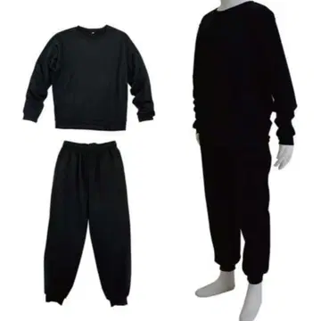 새상품 맨투맨 상하의 세트 LL 블랙