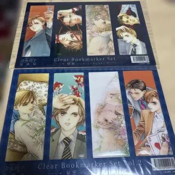 시미즈 레이코 원화전 클리어 책갈피 [비밀] 화업 40주년 기념