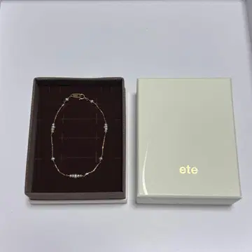 ete 골드 팔찌 K10 펄 팔찌