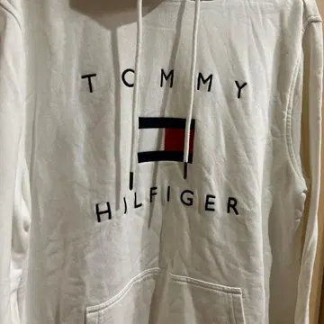 TOMMY HILFIGER 화이트 후드티