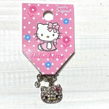 헬로키티 큐빅 반짝반짝 키티 지퍼 마스코트 산리오