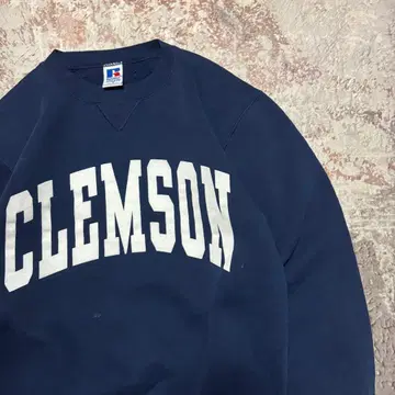 90s USA제 러셀 칼리지 프린트 맨투맨 S