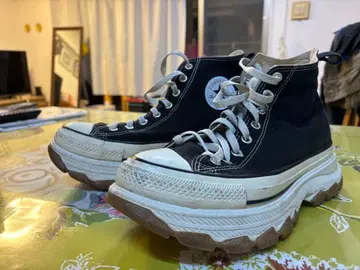 ALL STAR 블랙 하이컷 스니커즈