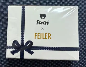 [ 새상품 ] Steiff x Feiler 손수건 세트 페이러 슈타이프
