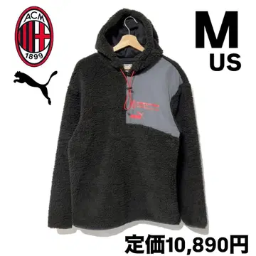 푸마 AC 밀라노 FTBL 컬처 후디 블랙 그레이 US M