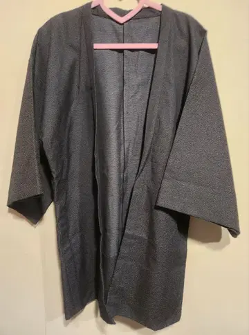 그레이 하오리 와 기모노