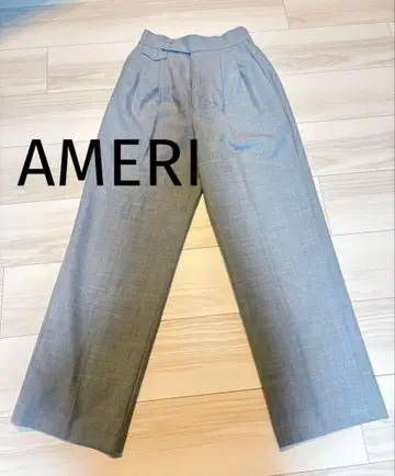 AMERI 아메리 턱 팬츠 슬랙스 와이드 팬츠