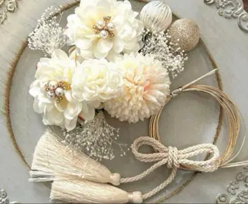 청순 스타일 성인식 졸업식 시치고산 사전 촬영 머리 장식 세트