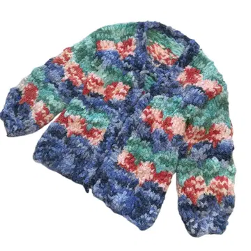 shelluits 쉘츠 가디건 컬러풀 오버 사이즈 복슬복슬