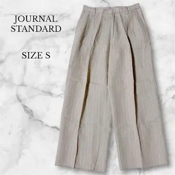 저널 스탠다드 와이드 팬츠 베이지 캐주얼 심플 S