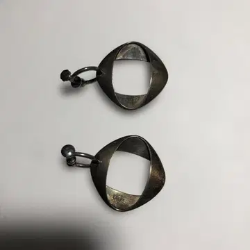 12766 조지 젠슨 실버 오픈 쉐이프 귀찌